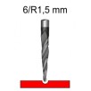 6mm, radius R1.5 +15.00 лв.